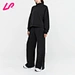 Loose Hem Mock Neck Sweatshirt